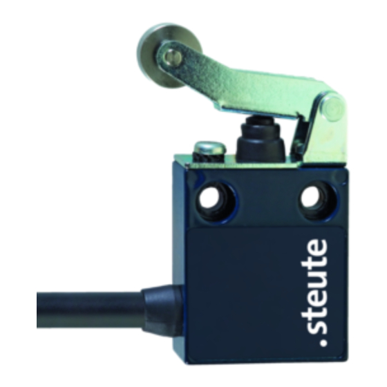 steute E 12 Mounting And Wiring Instructions