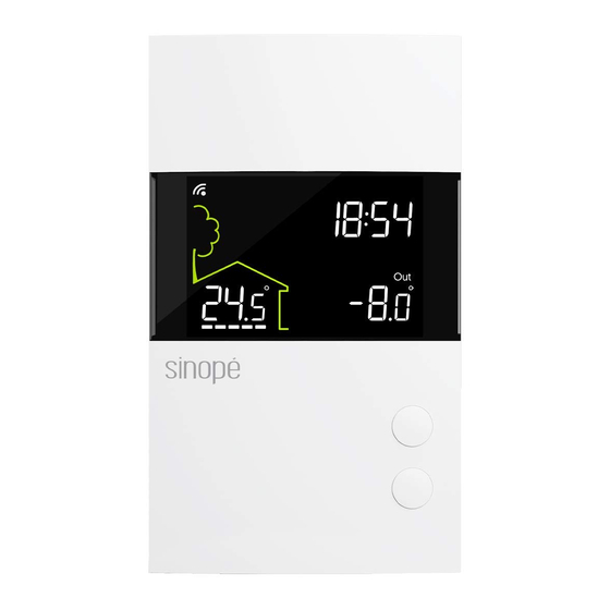 Sinope TH1310WF Installation Manual