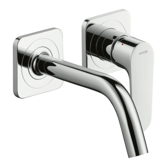 Hans Grohe AXOR Citterio M 34113000 Instructions For Use/Assembly Instructions