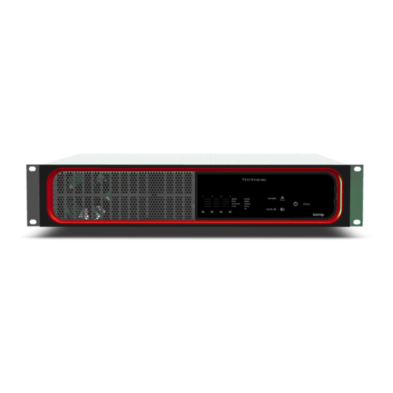 Biamp TesiraXEL 1200.1 Installation & Operation Manual