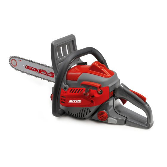 User Manuals: Mitox 385CSX PREMIUM Petrol Chainsaw