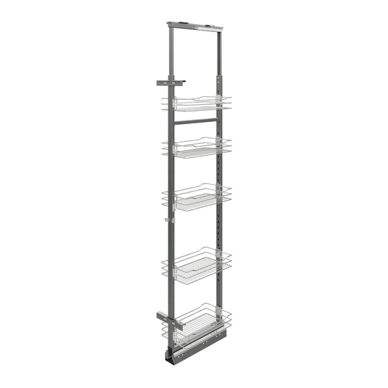 Häfele Side mounting pull-out Larder unit Assembly Manual