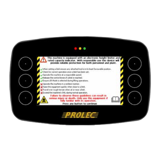 PROLEC PME 500 Operator's Manual