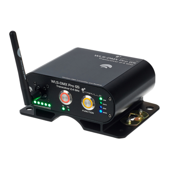 Stairville WLS-DMX Pro G5 Manuals
