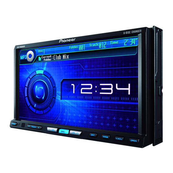 Pioneer Super Tuner IIID AVH-P6000DVD Operation Manual