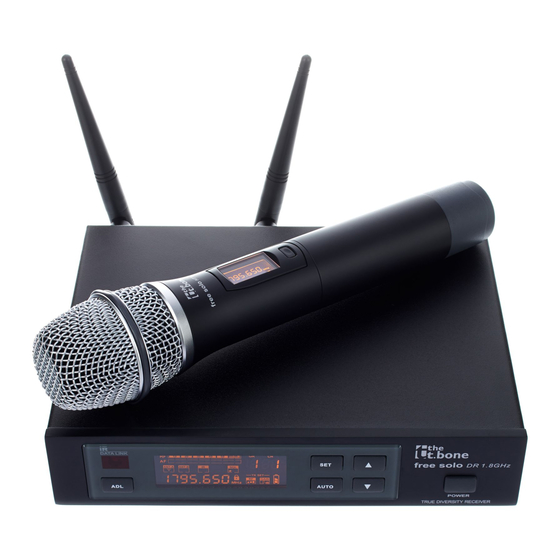 thomann t.bone free solo HT 600 MHz User Manual