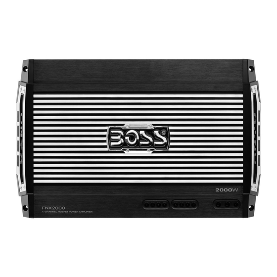 Boss FNX2000 Manual