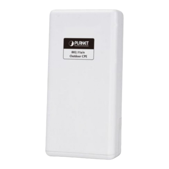 Planet WNAP-7325 Quick Installation Manual