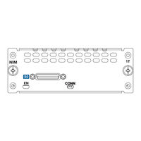 Cisco NIM-1T Installing