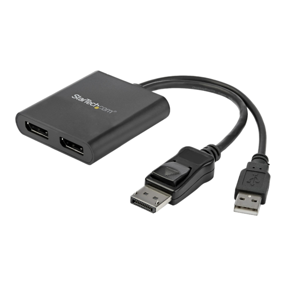 StarTech.com MSTDP122DP Quick Install Manual