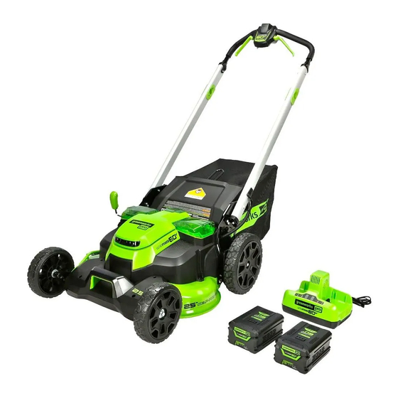 GreenWorks Pro ULTRAPOWER MO60L07 Operator's Manual