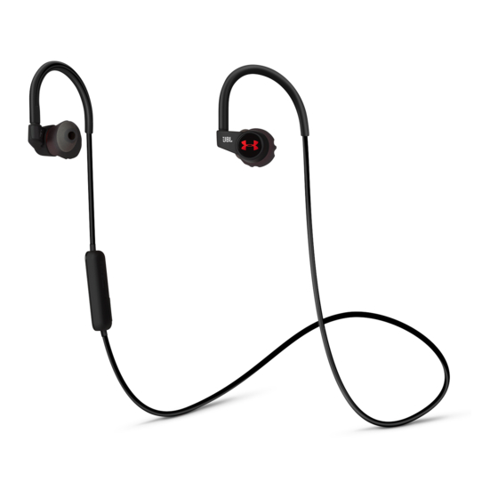 Harman JBL Under Armour Sport Wireless Heart Rate Getting Started