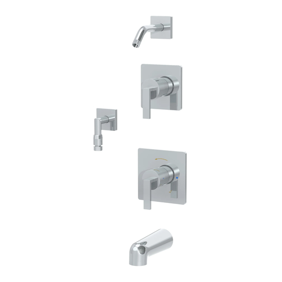 Symmons 0142-06-L/HDHSB-SS-TRM Installation Manual