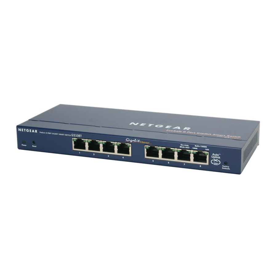 NETGEAR ProSafe GS108 Datasheet