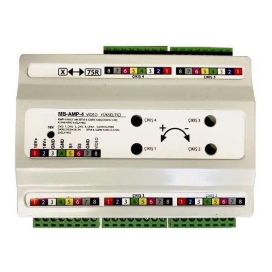 Multitek MB-AMP 4 User Manual