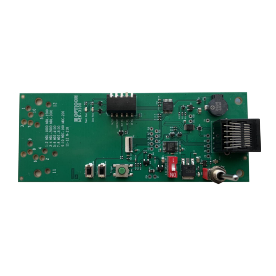 Opticon MEK-300 User Manual