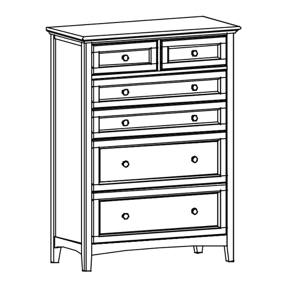 Whittier Wood Products McKenzie 1180 Series Assembly Instructions Manual