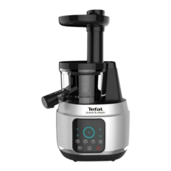 TEFAL JUICE & CLEAN ZC420E38 Manual