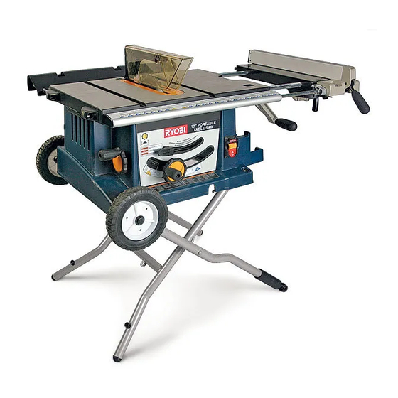Ryobi 10 portable table saw with wheels hotsell