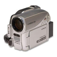 Hitachi DZ-HS903A - DVD Video Camera Instruction Manual