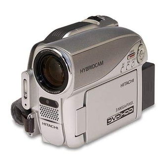 Hitachi DZ-HS903A - DVD Video Camera Manuals
