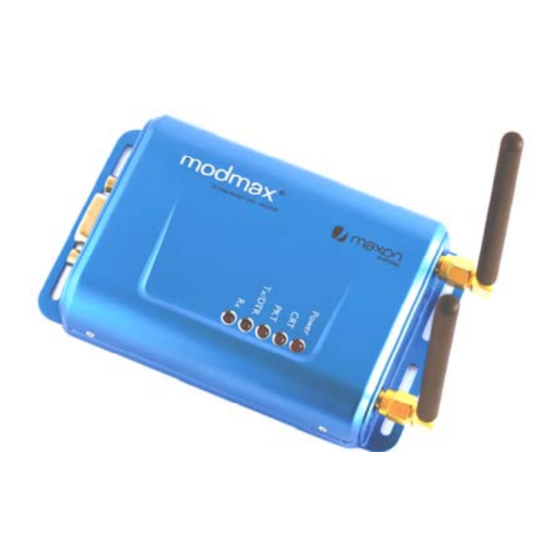 Maxon MODMAX MM-6280IND Command Manual