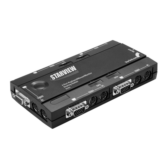 StarTech.com SV201 Instruction Manual