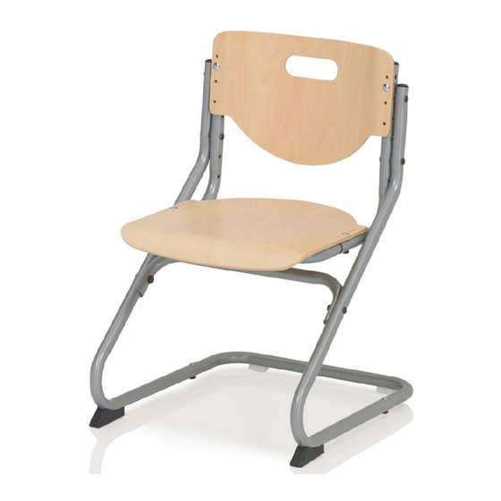 Kettler CHAIR PLUS 06725-017 Assembly Instructions Manual