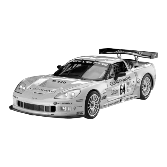 REVELL Corvette C6-R Le Mans Winner 2006 Assembly Manual