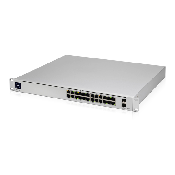 Ubiquiti UniFi USW-Pro-24-POE Quick Start Manual