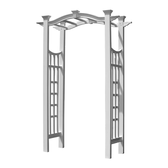 New England Arbors The Florence Step By Step Assembly Instructions
