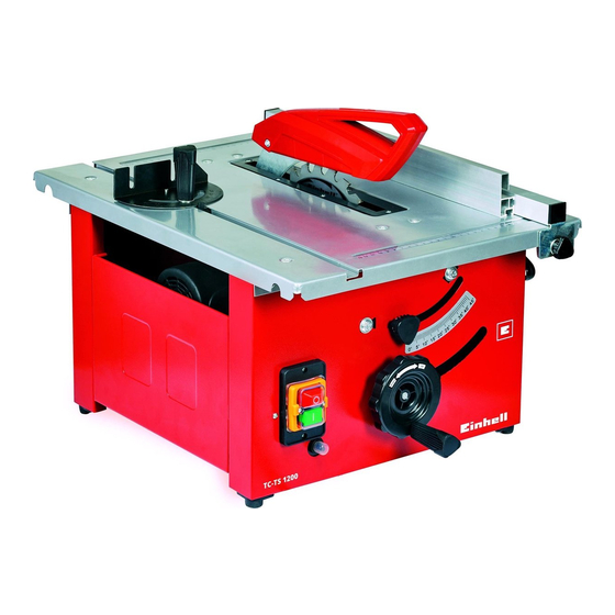 EINHELL TC-TS 1200 Circular Saw Manuals