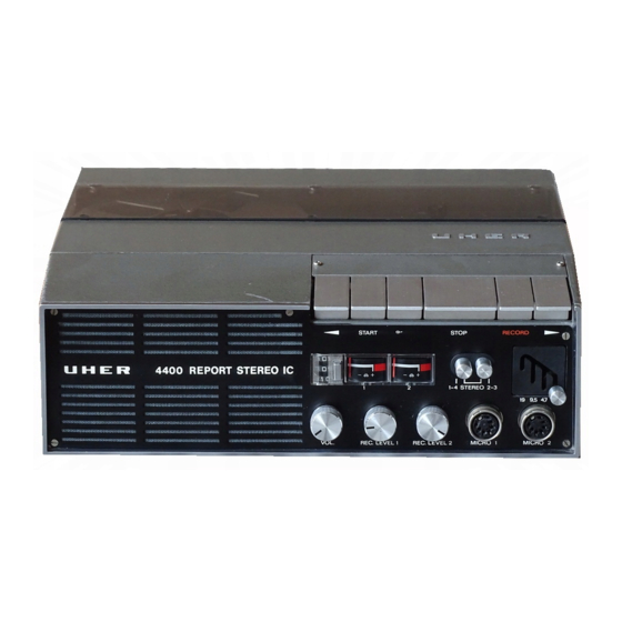 uher 4000 Service Manual