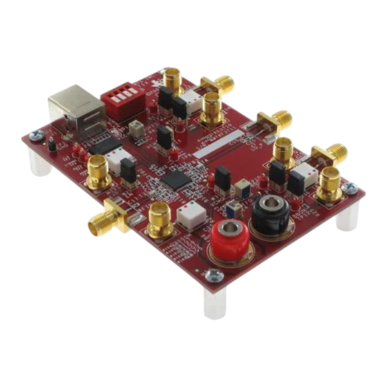 Texas Instruments TRF3710EVM User Manual