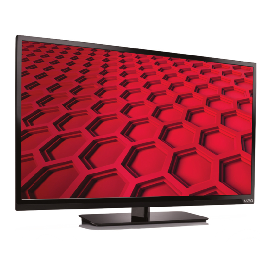 Vizio E390-B1 User Manual