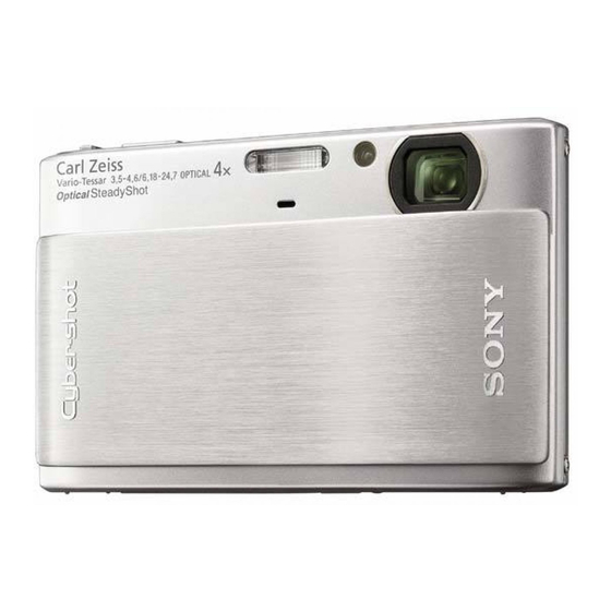 Sony Cyber-shot DSC-TX1 Manuals