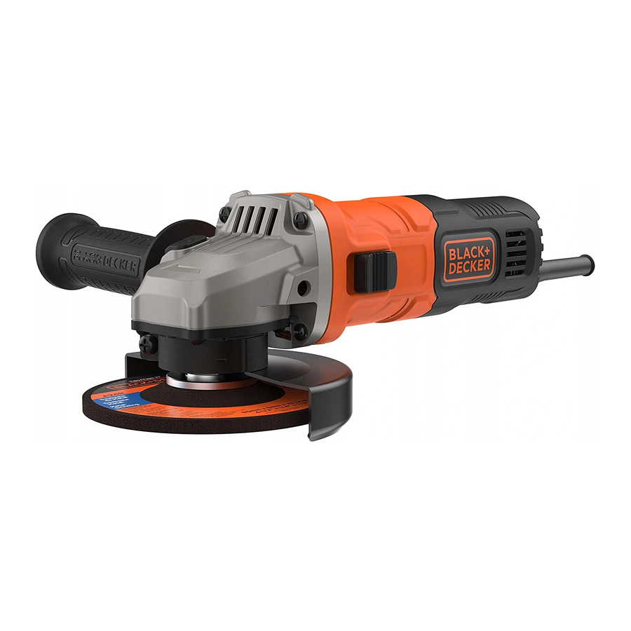 Black+Decker BEG010 Original Instructions Manual