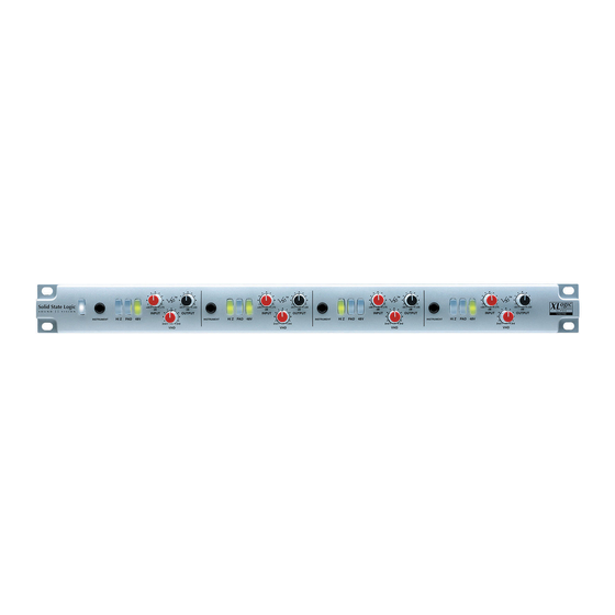 Solid State Logic XLogic Alpha VHD Pre Installation Manual
