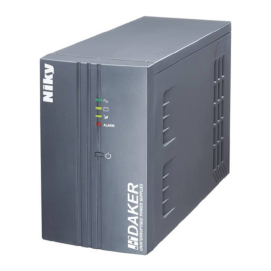 DAKER Niky 1100 Manual