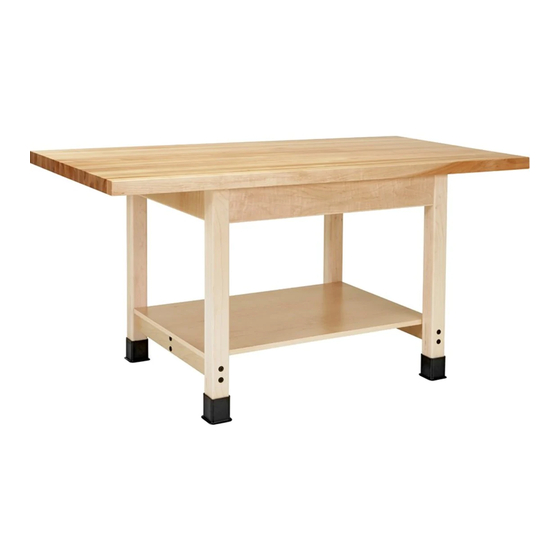 DIVERSIFIED WOODCRAFTS W- WORKBENCHES Assembly Instructions