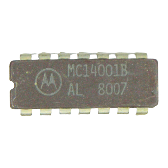 Motorola CMOS Logic Manuals