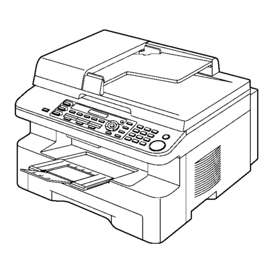 Panasonic KX-MB783BR Manuals
