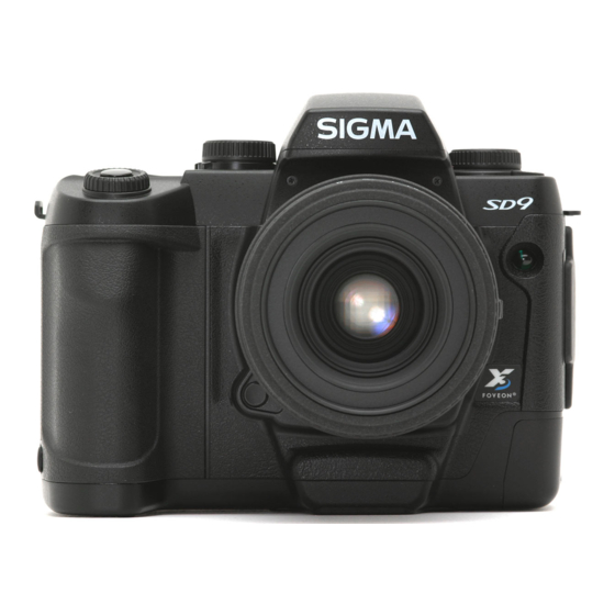 Sigma SD9 User Manual