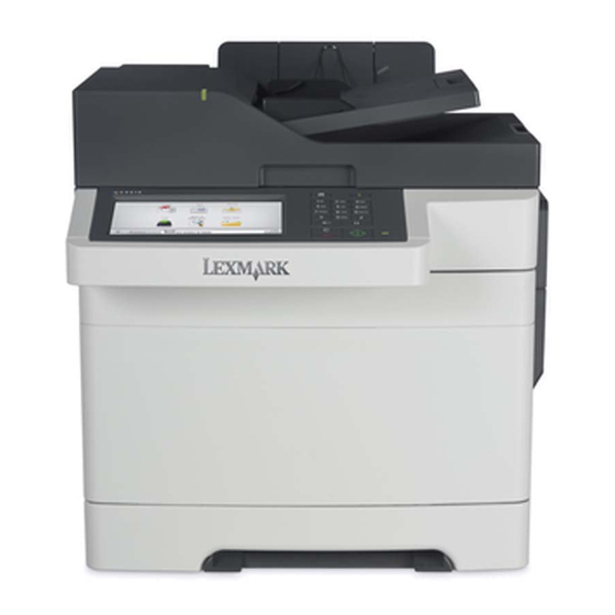 Lexmark CX510 E-Mail Manual