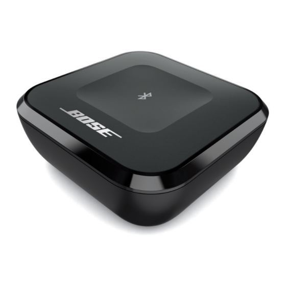 Bose Bluetooth Audio adapter Owner's Manual