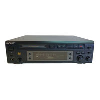 Sony MDS-S37 - Mini Disc Player Service Manual