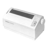 Panasonic KX-P3200 - KX-P 3200 B/W Dot-matrix Printer Operating Instructions Manual