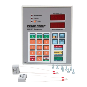 Wood-mizer Setwork SW Series Quick Reference Manual