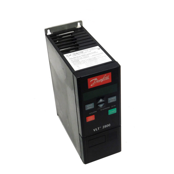 Danfoss VLT 2800 Series Operating Instructions Manual