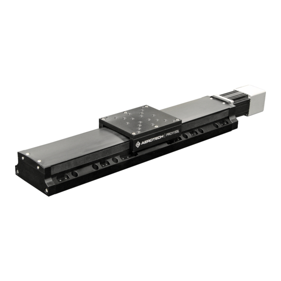 Aerotech PRO115SL Series Hardware Manual